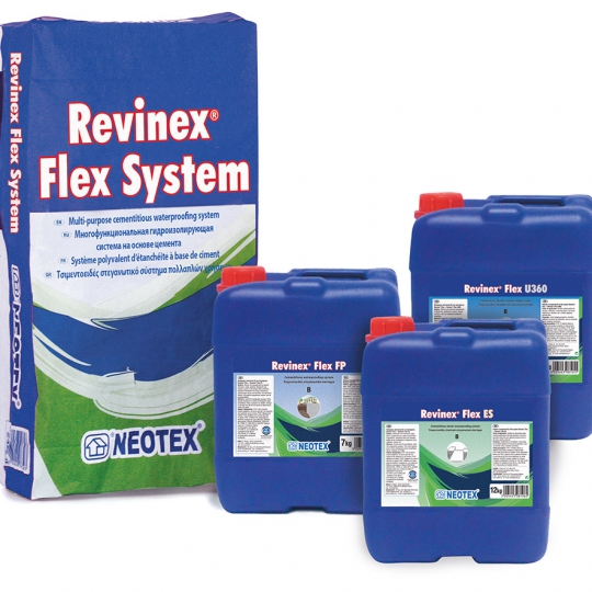 Vật liệu chống thấm gốc xi măng Revinex Flex ES